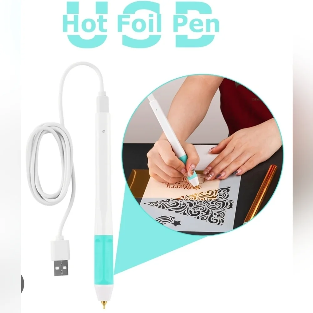 Foil Quill 2 Pens Til and Red Hot Pen To Carve On Scrap Books And Art Project